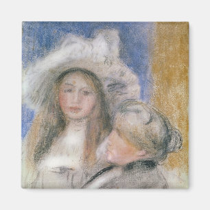 Aimant Pierre A Renoir   Berthe Morisot et sa fille