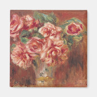 Pierre A Renoir | Roses dans un vase