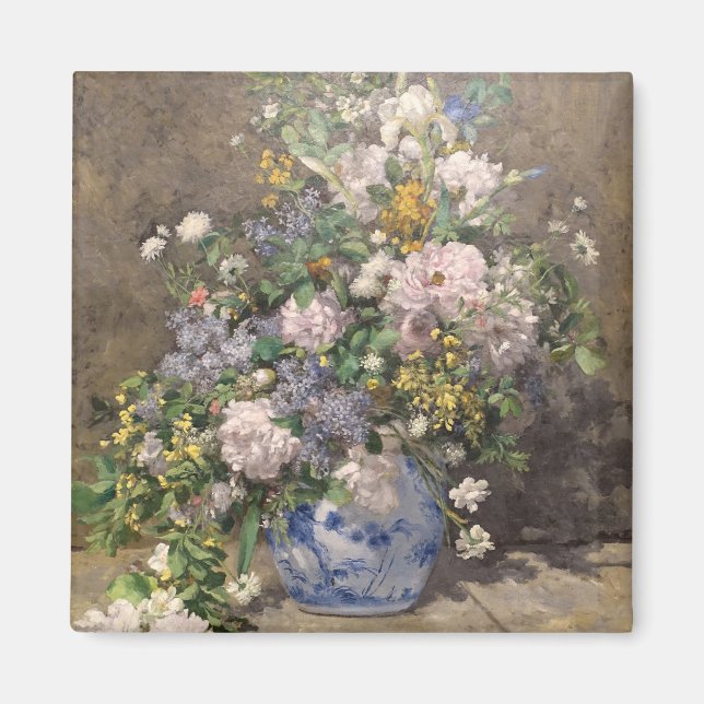 Aimant Pierre-Auguste Renoir Bouquet de printemps (Devant)