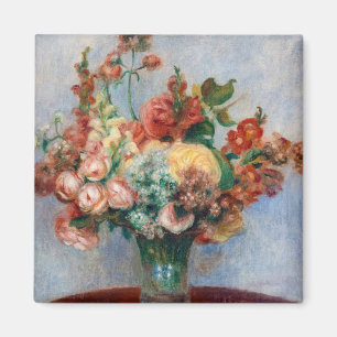 Aimant Pierre-Auguste Renoir - Fleurs dans un Vase