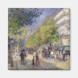 Aimant Pierre-Auguste Renoir - Paris, Grands Boulevards