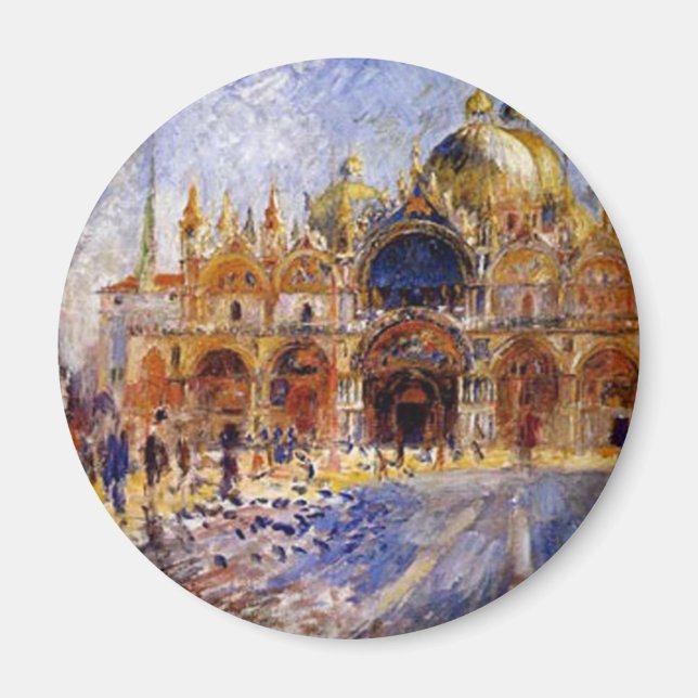 Aimant Pierre Auguste Renoir - San Marco Plaza (Devant)