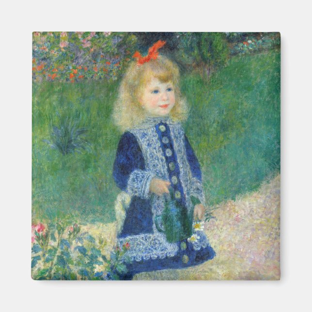 Aimant Pierre-Auguste Renoir - Une fille avec une canne d (Devant)