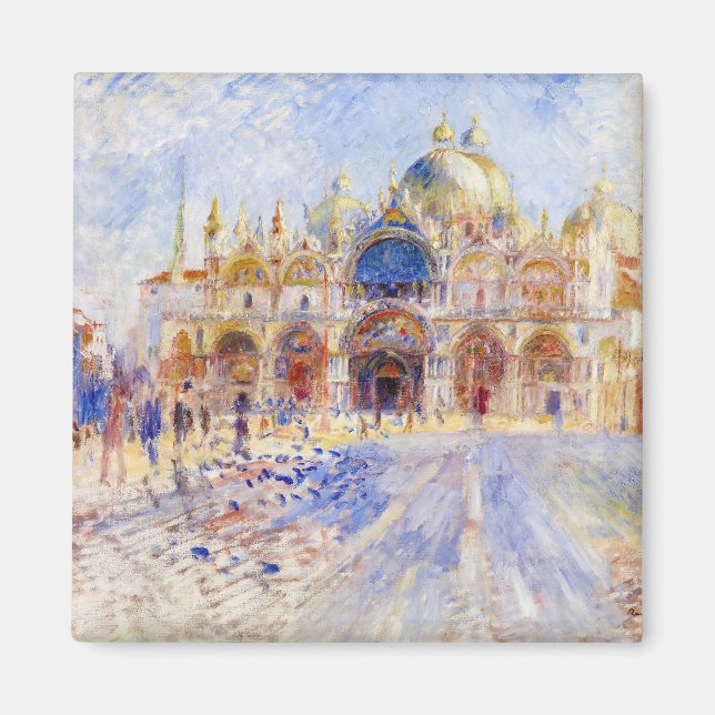 Aimant Pierre-Auguste Renoir - Venise, Piazza San Marco (Devant)