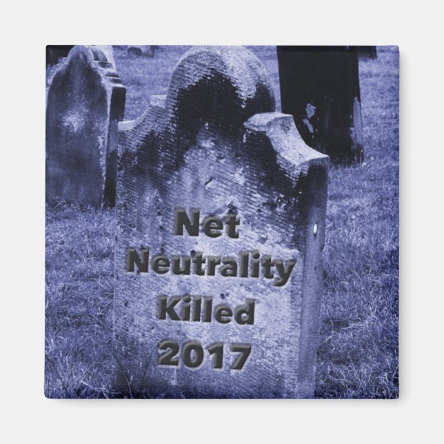 Aimant Pierre d'entrée de neutralité Net RIP (Devant)