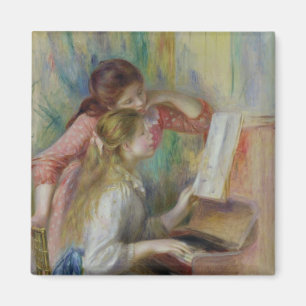 Aimant Pierre jeunes filles de Renoir un au piano