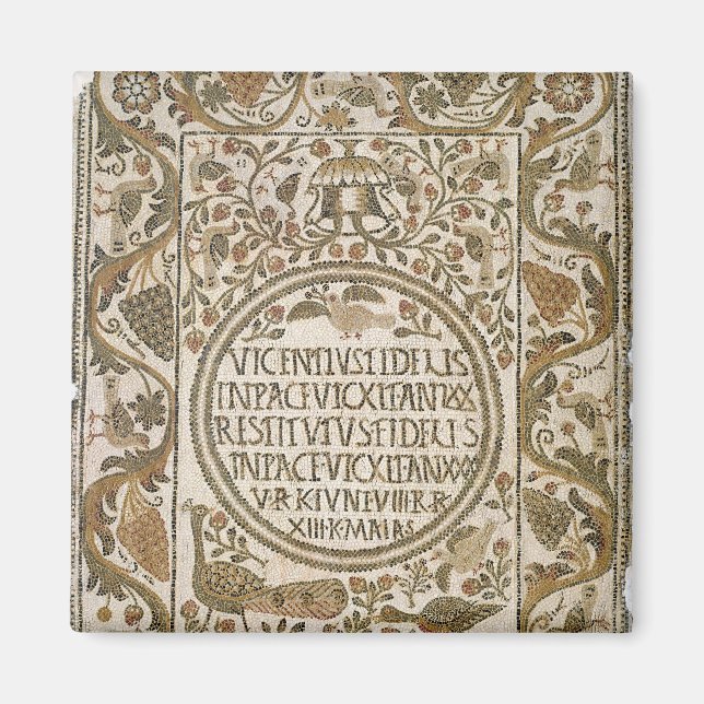 Aimant Pierre tombale avec épitaphe (Devant)