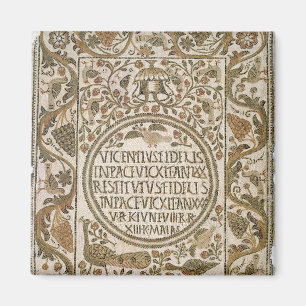 Aimant Pierre tombale avec un épitaphe