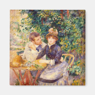 Aimant Pierre un Renoir   dans le jardin