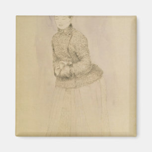 Aimant Pierre une femme de Renoir avec un manchon