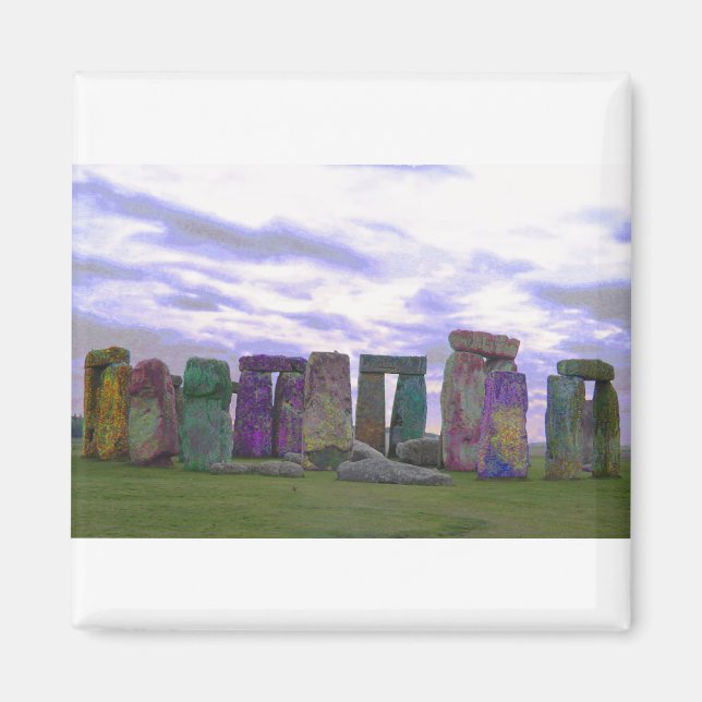 Aimant Pierres psychédéliques (Devant)