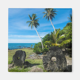 Aimant Pierres Rai Sur L'Île De Yap