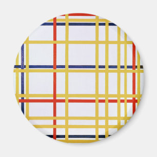Aimant Piet Mondrian New York City I Art abstrait