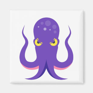 Aimant Pieuvre Seiche Violette