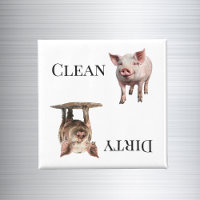 Pig Piggy Nettoyer Lave-vaisselle sale