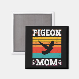 Aimant Pigeon Maman Oiseau Voler Animal mignon Oiseaux Pi
