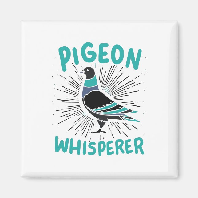 Aimant Pigeon Whisperer (Devant)
