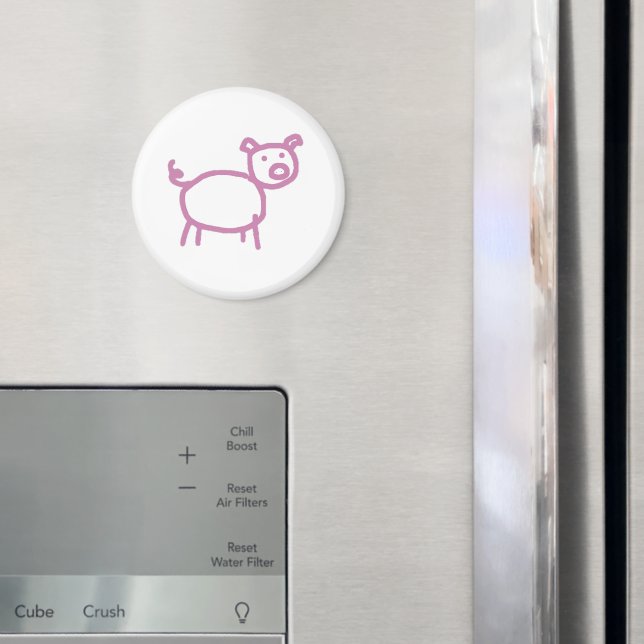 Aimant Piggy (In situ (réfrigérateur))