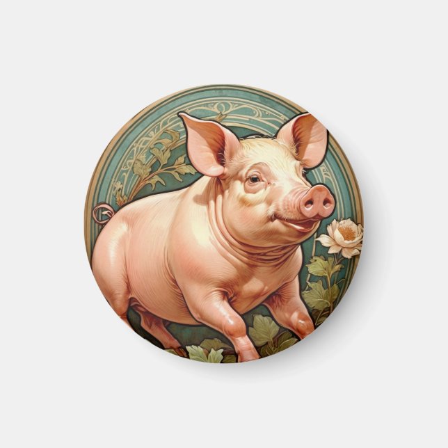 Aimant Piglet Coaster (Devant)