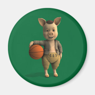 Aimant Piglet de basket