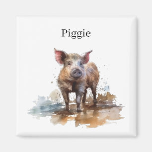 Aimant Piglet en jeu, personnalisation