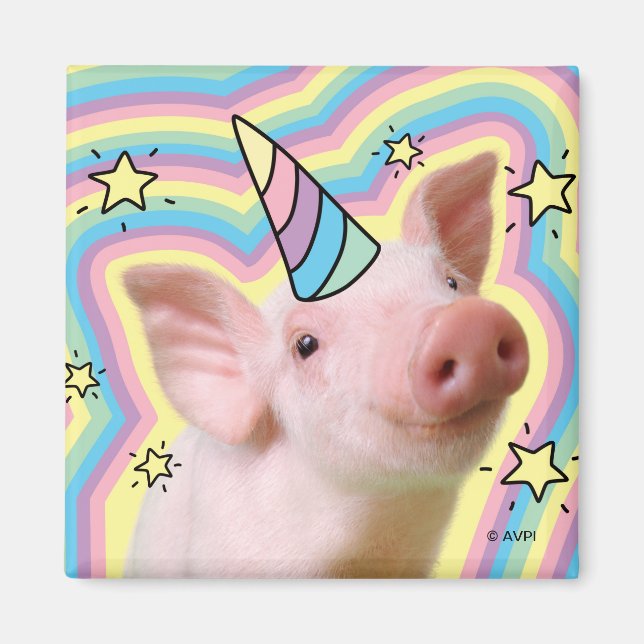 Aimant Piglet magique Unicorn (Devant)