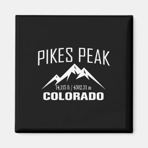Aimant Pikes Peak Colorado Club de randonnée sommet Extér