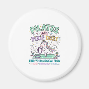 Aimant Pilates de licorne et poussière de pixie typograph