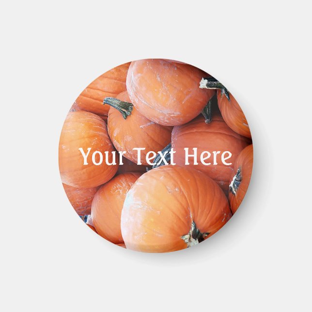 Aimant Pile Citrouille tombé (Devant)