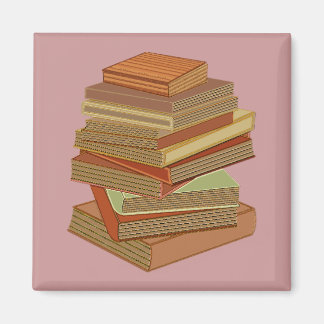 Aimant Pile De Livres - Pastel