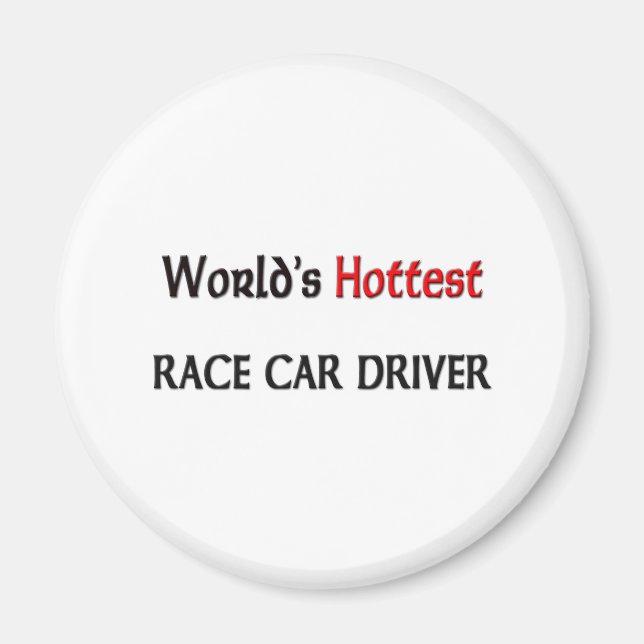Aimant Pilote de voiture de course le plus chaud dans le  (Devant)