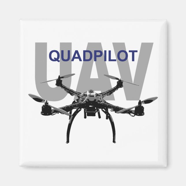 Aimant Pilote Quadcopter UAV Quadpilot (Devant)