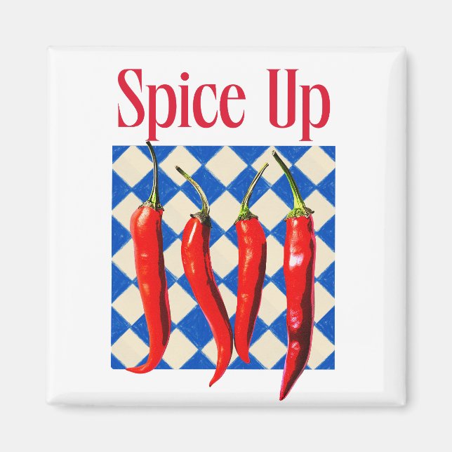 Aimant Piment Bold Chili Pepper Bold  (Devant)