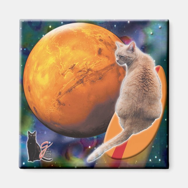 Aimant Piment Star Surfer-Cat (Devant)