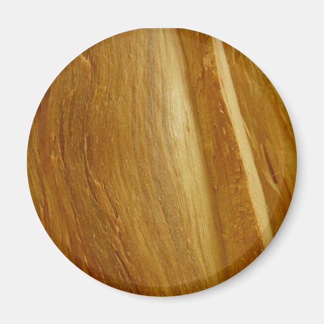 Aimant Pine Wood II Faux Texture en bois (Devant)