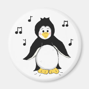 Aimant Pingouin de musique