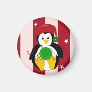 Aimant Pingouin de Noël pour bébé mignon