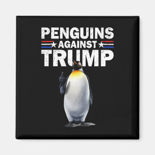 Aimant Pingouin palmes vers le haut résiste aux pingouins
