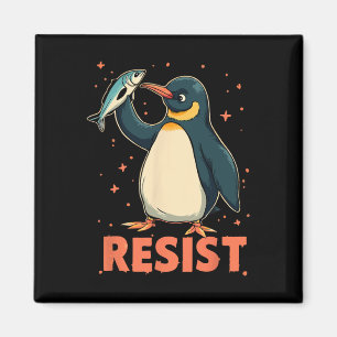 Aimant Pingouin palmes vers le haut résiste aux pingouins