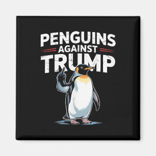 Aimant Pingouin palmes vers le haut résiste aux pingouins