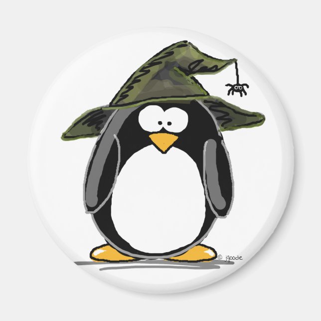 Aimant Pingouin sorcier (Devant)