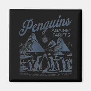 Aimant Pingouins contre les tarifs douaniers Entendu l'îl