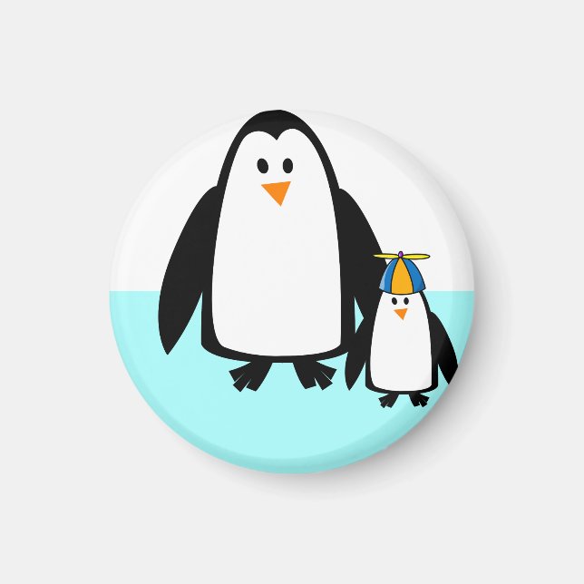 Aimant Pingouins, Nature, Animal (Devant)