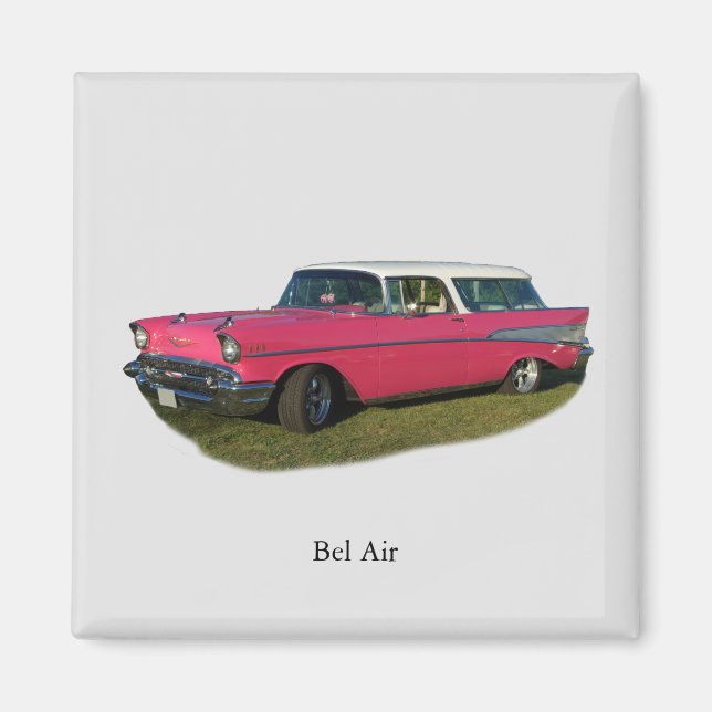 Aimant Pink Bel Air (Devant)
