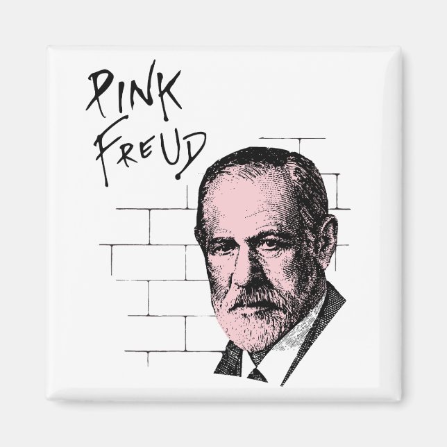 Aimant Pink Freud Sigmund Freud (Devant)