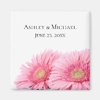 Pink Gerbera Daisies Élégant Mariage de photograph