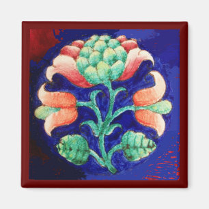 AIMANT PINK GREEN BLUE FLORAL