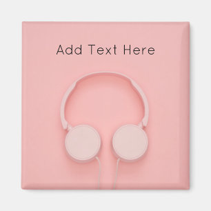 Aimant Pink Headphones with Wires