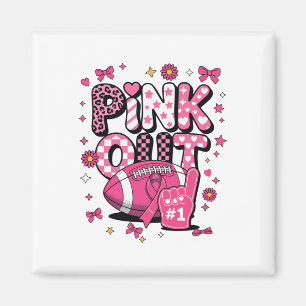 Aimant Pink Out Footbyll Ruban Jeu Jour Spirit
