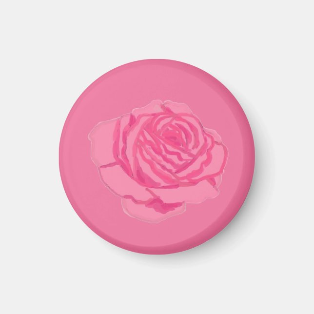 Aimant Pink rose (Devant)